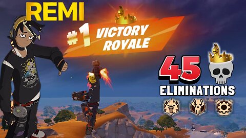 FORTNITE 45 ELIMINATIONS | REMI SKIN | METALLICA UPDATE | Zero build gameplay XBOX ELITE