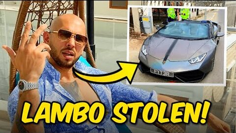 Andrew Tate's $1M Lamborghini Gets STOLEN! ♞