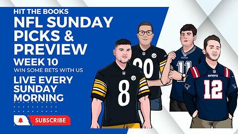 NFL Sunday Picks & Preview - Week 10 - Hit The Books - LIVE