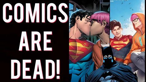 Over HALF of all DC Comics are in the TOILET! Superman's boyfriend can't sell books! Batman DEAD?