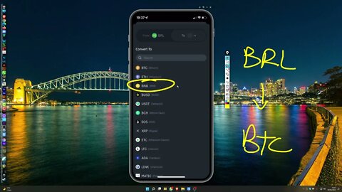 Convertendo Reais (BRL) em Bitcoin ou USDT ou qualquer criptomoeda na Binance [Pelo Celular]