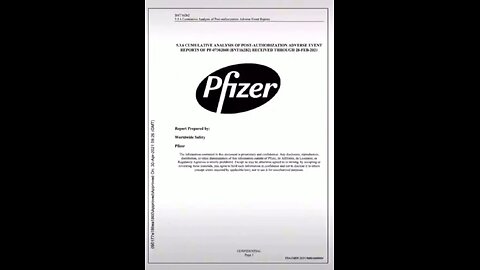 Pfizer tried to hide all the side affects from the vaccine for 75 years