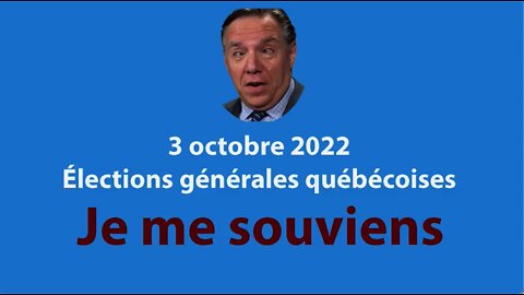 Le 3 octobre Je me souviens