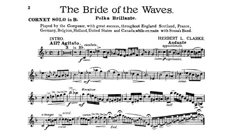 [TRUMPET SOLO] Herbert L. Clarke Solos - The Bridge of the Waves