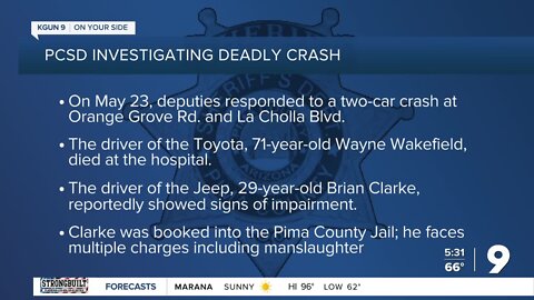 PCSD: Deadly crash on Orange Grove Road