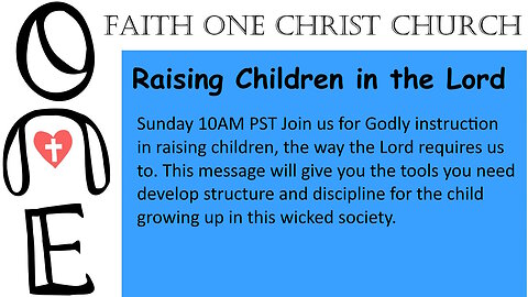 Raising Children in the Lord