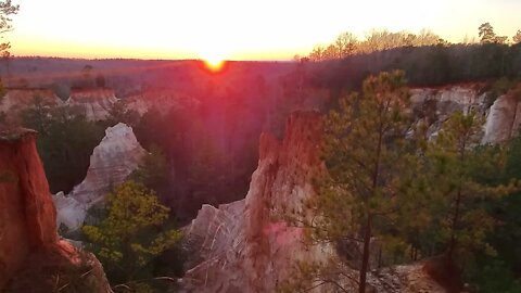 Providence Canyon Sunset Time Lapse