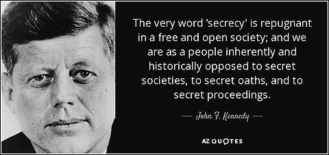 President JFK Speech | Secret Societies | April 27, 1962 | Never Forget