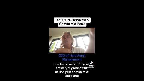 The FEDNOW is Becoming A Commercial Bank of Sorts