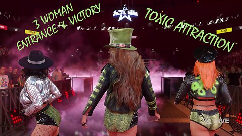 WWE 2K23 3 Woman Entrance & Victory Toxic Attraction (Rose, Dolin, Jayne)