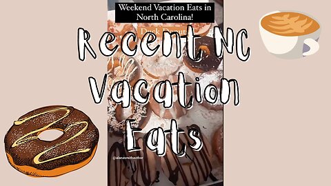 NC VACATION EATS SHORT: alanasmithauthor YouTube Shorts