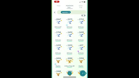 Pokémon go - 🟡 It’s Legendary 🟡 - Only legendary Pokémon