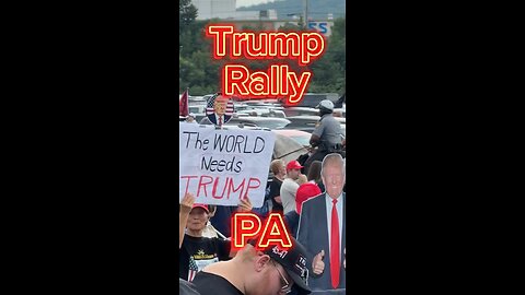 Experience the Trump Rally in Pa With Me!