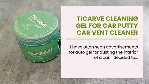 TICARVE Cleaning Gel for Car Putty Car Vent Cleaner Cleaning Putty Gel Auto Tools Car Interior...