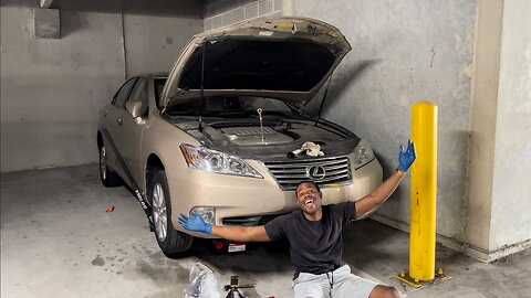 GETTING THE LEXUS ES350 READY TO BE DRIVEN 11 HOURS AWAY TO THE GIVEAWAY WINNER IN MAYWOOD ILLINOIS!