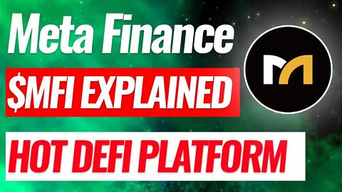 MetaFinance | One Stop Shop for DeFi | DeFi Hidden GEM | Best DeFi Platform | $MFI