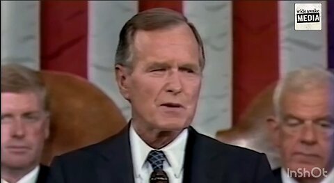 Sept. 11th, 1990, exactly 11 years before 9/11, George Bush Sr. announced the NWO (New World Order)