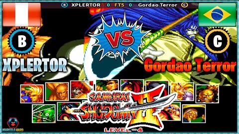 Samurai Shodown II (XPLERTOR Vs. Gordao Terror) [Peru Vs. Brazil]