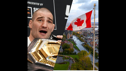 UFC Middleweight Champ Sean Strickland makes a speech for all Canadians & calls out GSP