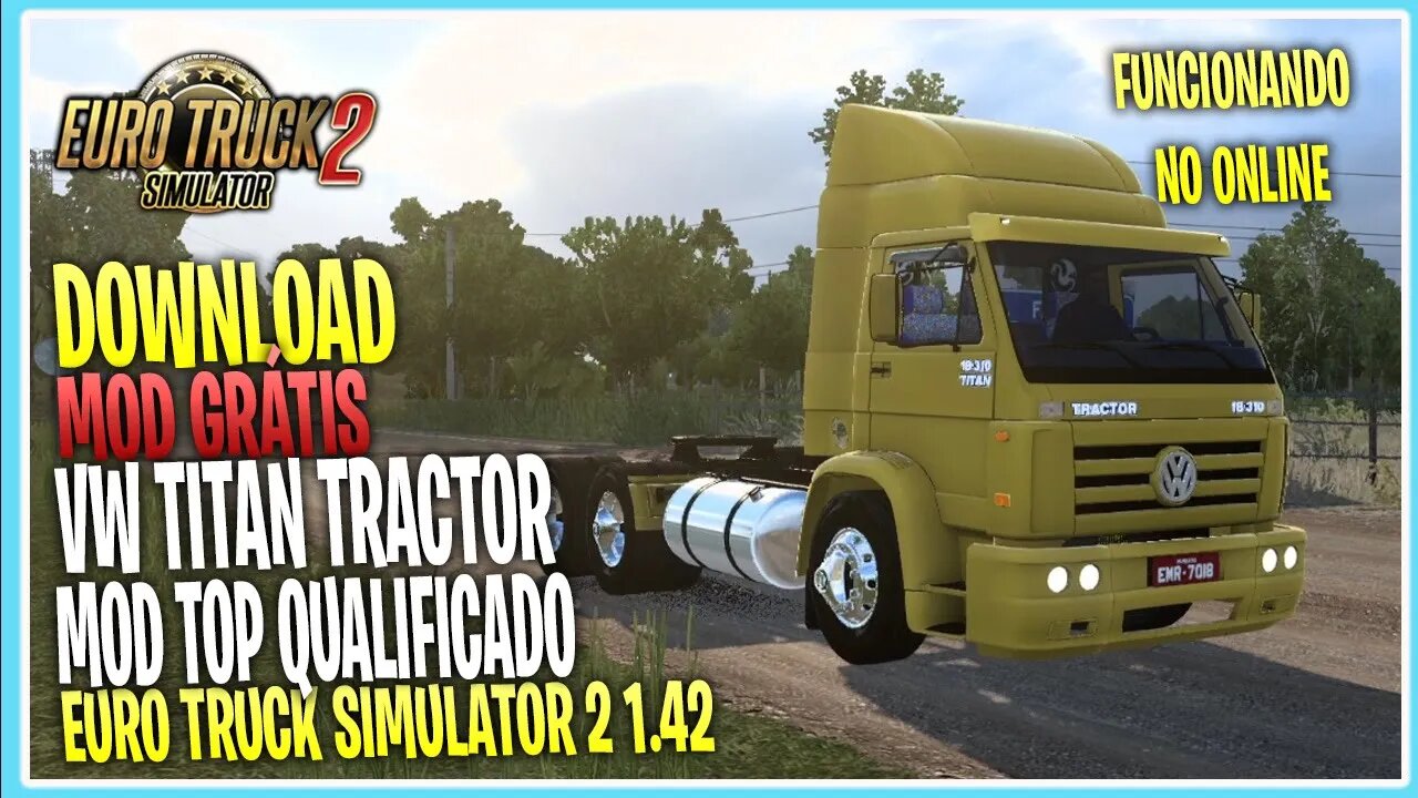 VOLKSWAGEN TITAN PARA EURO TRUCK SIMULATOR 2 1.42 mods ets2 1.42