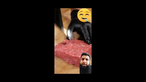 Funny Reaction on Beef sandwich