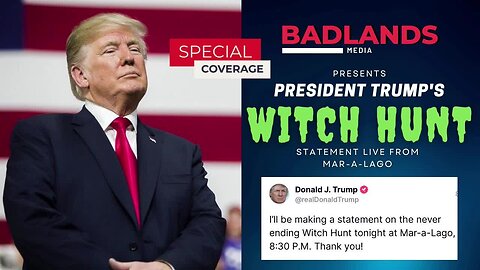 POTUS SPEECH WITCH HUNT (18.11.22)