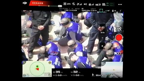 CHINA Uyghurs/Uighurs Leaked Drone Footage