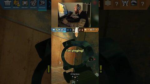 The 200 IQ YING RUSH #rainbowsixsiege #r6siege #gaming #rainbowsix