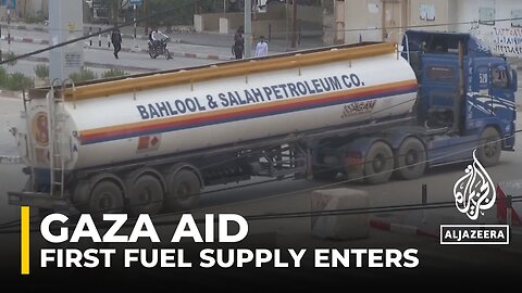 Israel has allowed a single truck carrying about 24,000 litres of diesel to enter Gaza