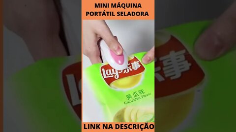 Mini Máquina Portátil Seladora Plástico Pilha Para Cozinha