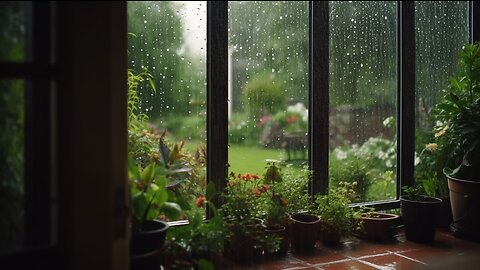 Heavy Rain on Glass | Sounds for Sleep and Relaxation