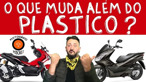 Nova Honda ADV e Honda PCX. Mamãe ensina como fazer o MAIS do MESMO mudando de lugar os plásticos