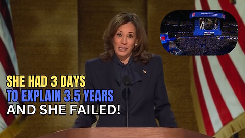 Comrade Kamala Had 3 Days To Explain 3.5 Years and She Failed