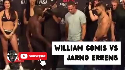 William Gomis vs Jarno Errens UFC Paril Faceoffs