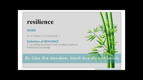 RESILIENCE will lead to rest