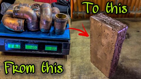 How to melt copper with solder