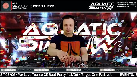 Aquatic Simon LIVE - Trance Fans Requests - 136 - 20/04/2023