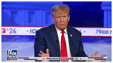 Donald Trump walks back "I am your retribution" remark, says he won't have time @ Fox News Town Hall