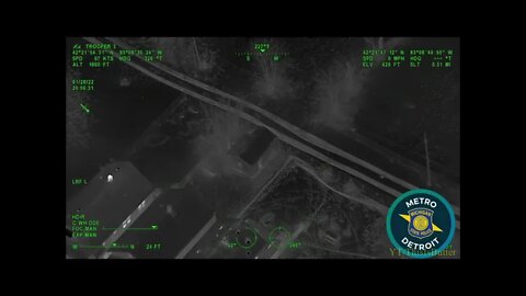 Chopper helps state police locate driver in Detroit hit-and-run