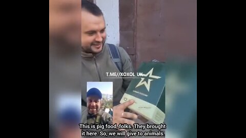 Russian military combat ration "analyzed" by Ukrainians (Strong language warning)