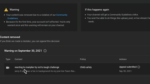 About Reacting To Mariplier try not to laugh Video Got Removed Course of Child safety