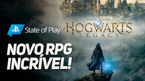 State of Play HOGWARTS LEGACY - Esse será o melhor RPG de 2022? Gameplay