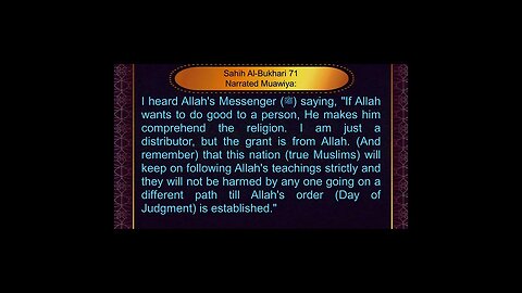 English Hadith Series - Hadith No 71 - Sahih Bukhari #shorts