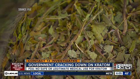 Feds crack down on Kratom products