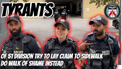 Toronto Cops Do NOT Respect Our Rights. Female Supervisor OWNED