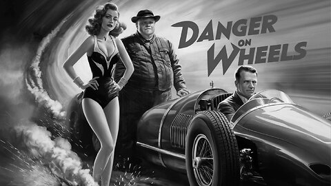 DANGER ON WHEELS (1940) Richard Arlen, Andy Devine & Peggy Moran | Thriller, Sport | B&W