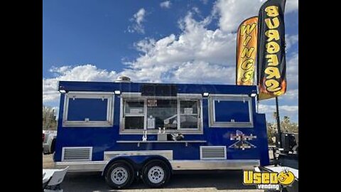 2023 8' x 18' Fully Equipped Kitchen Trailer with Fire Suppression System for Sale in Arizona!