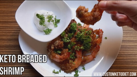 Keto Breaded Shrimp