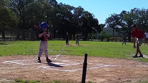 Tot Kid Hits Tee-Ball Ball Into His Coach’s Crotch