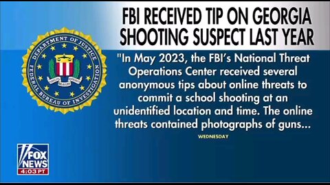 FBI received tip on Georgia shooting suspect last year